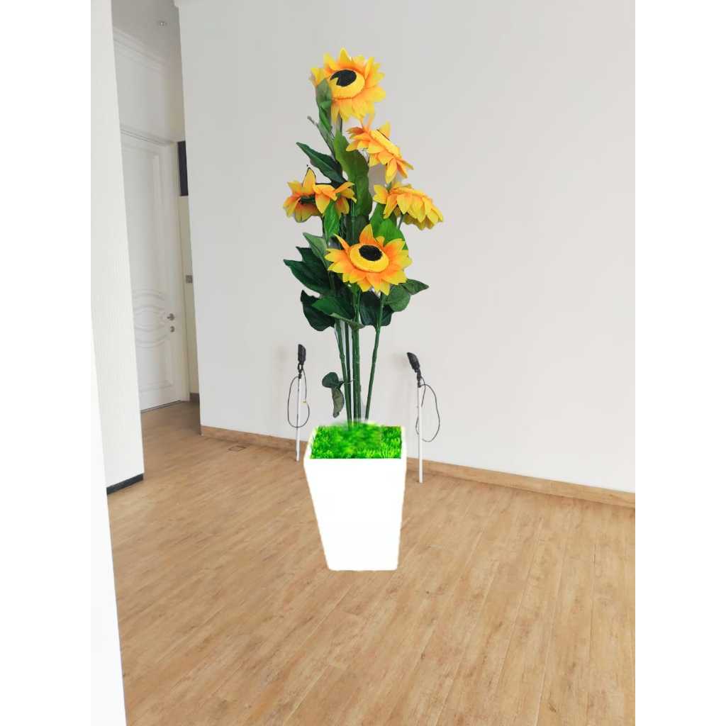 BUNGA MATAHARI JUMBO/BUNGA HIAS ARTIFICIAL/TANAMAN PLASTIK/BUNGA MATAHARI JUMBO/BUNGA PLASTIK