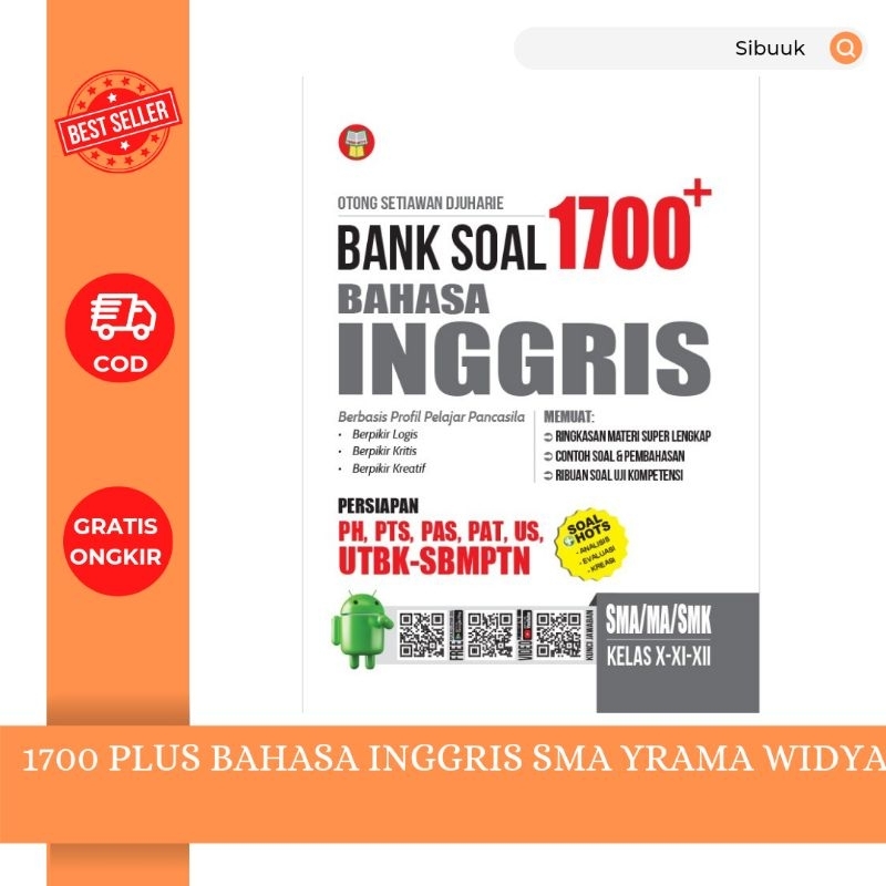 

1700 Plus Bank Soal Bahasa Inggris SMA Yrama Widya