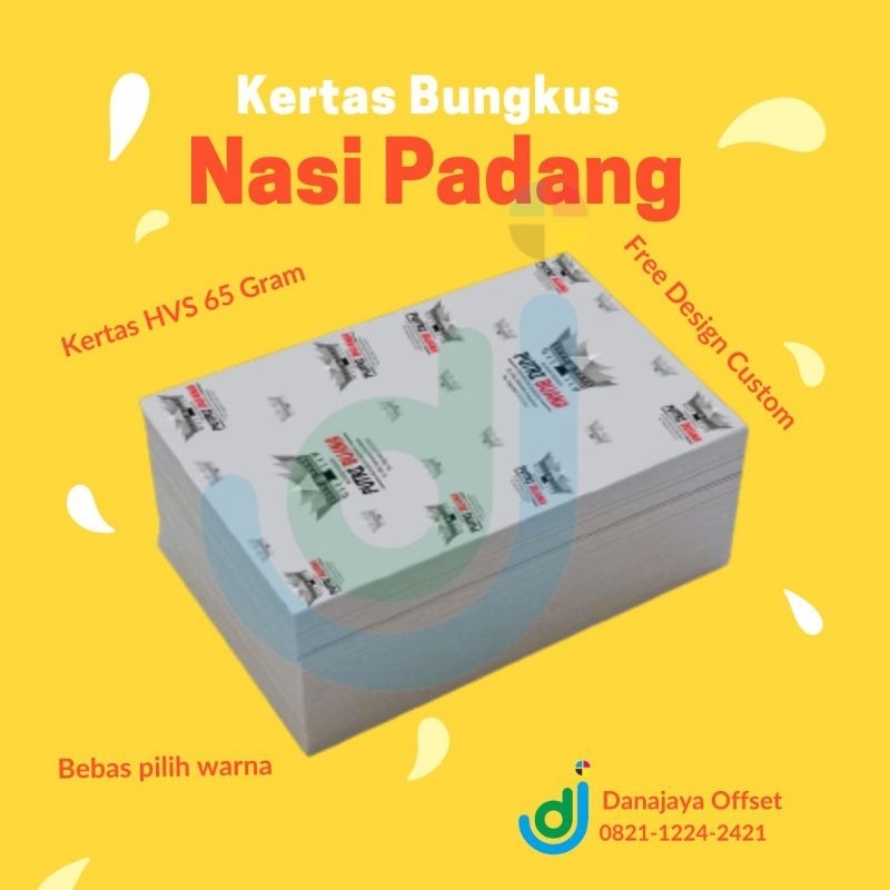 Kertas Bungkus Nasi Padang | Kertas Bungkus Nasi | Kertas Bungkus | Kertas Padang | Kertas
