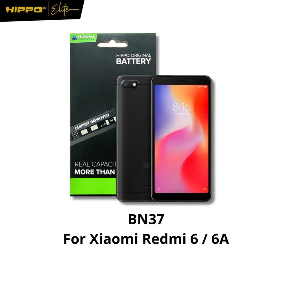 Hippo Baterai ORI 100% Handphone Xiaomi Redmi 6/6A BN37 2900MAH ORIGINAL CELL  Battery Batere Batu B