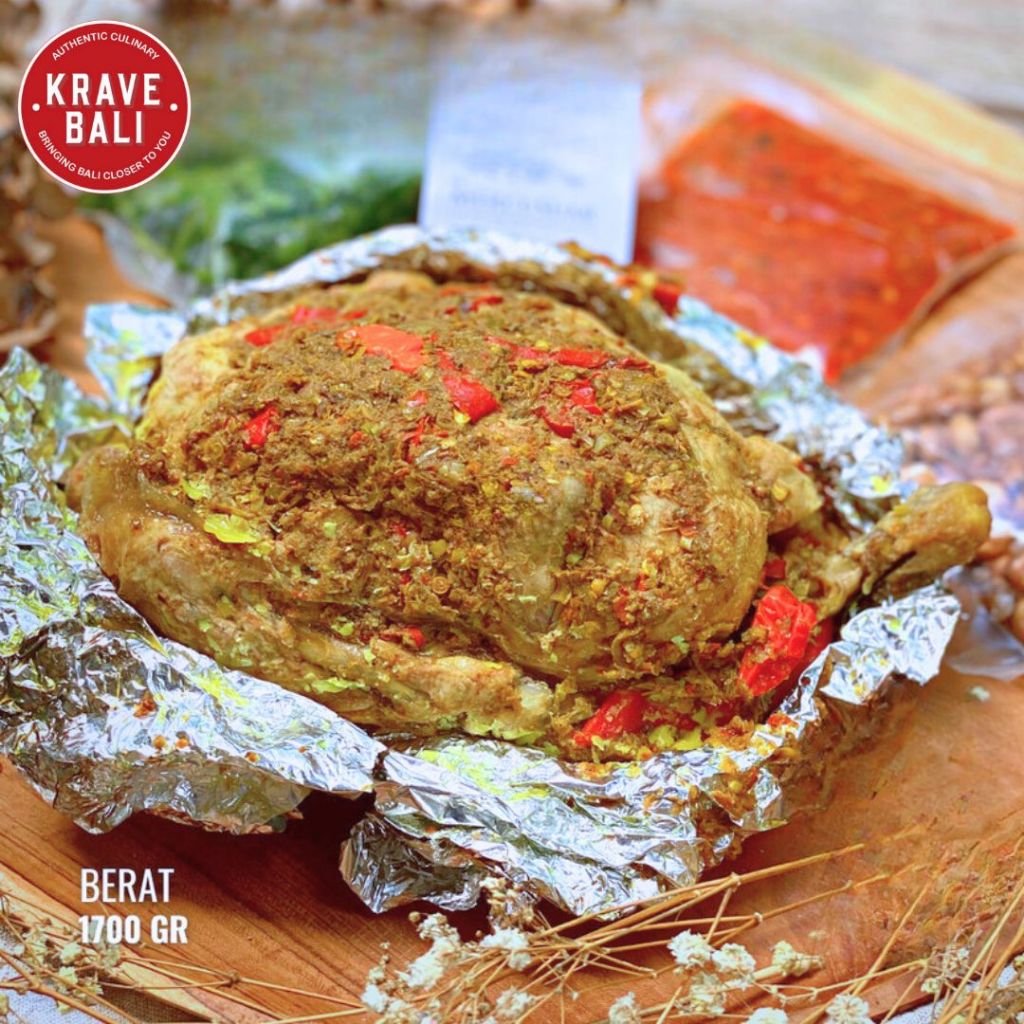 

Ayam Betutu Mercusuar 1700 Gram 1 Ekor - Makanan Khas Asli Bali - Krave Bali