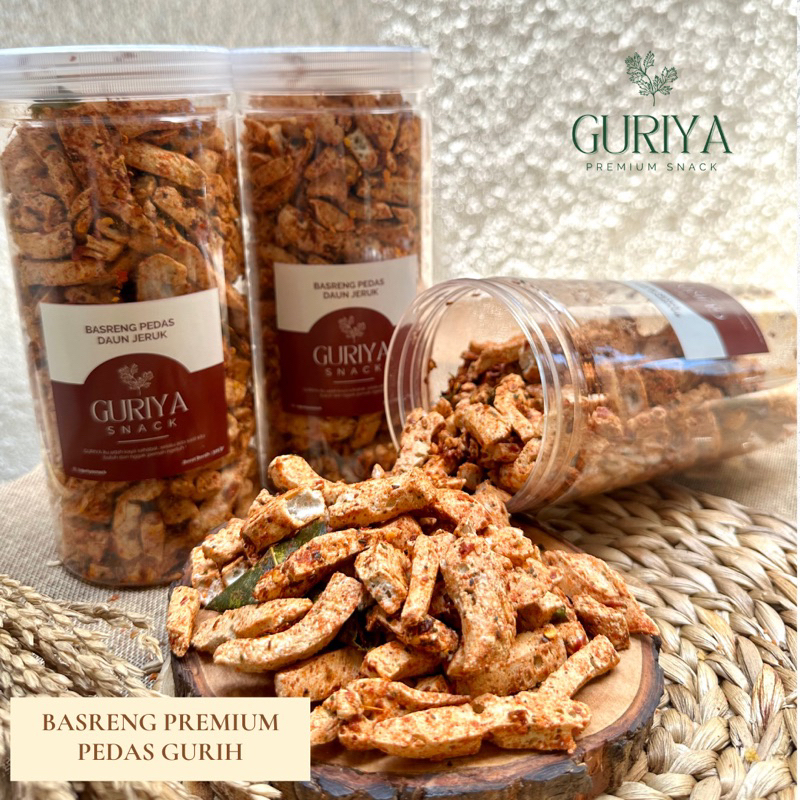 

BASRENG PEDAS DAUN JERUK CEMILAN GURIYA SMACK 320GR