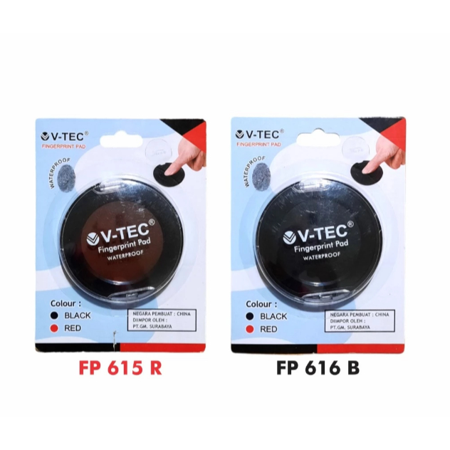 

V-TEC FINGERPRINT PAD FF 615 B / FF 616B (RED & BLACK)