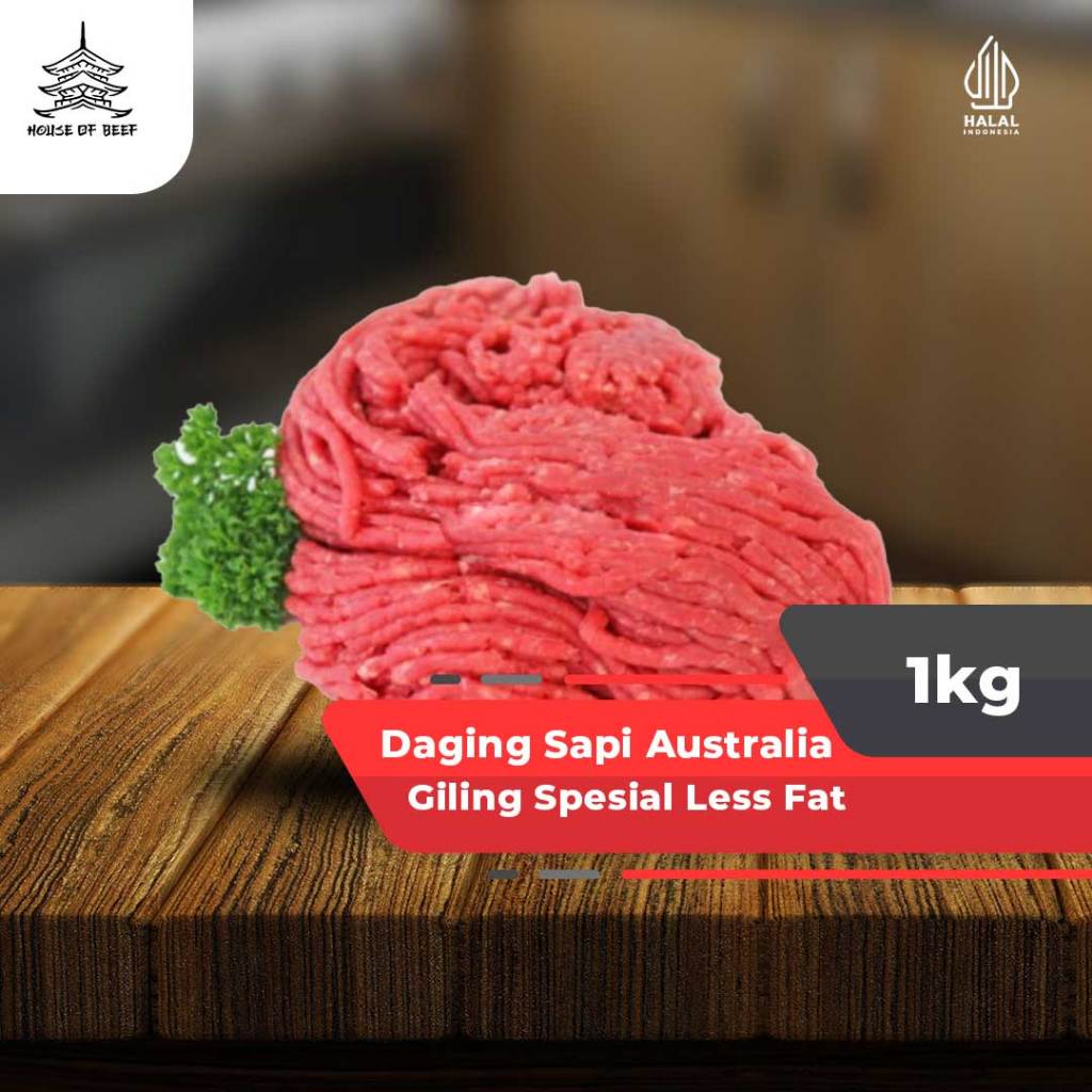 

Daging Giling Sapi Spesial AUS I Minced Ground Beef Import - SPECIAL LESS FAT
