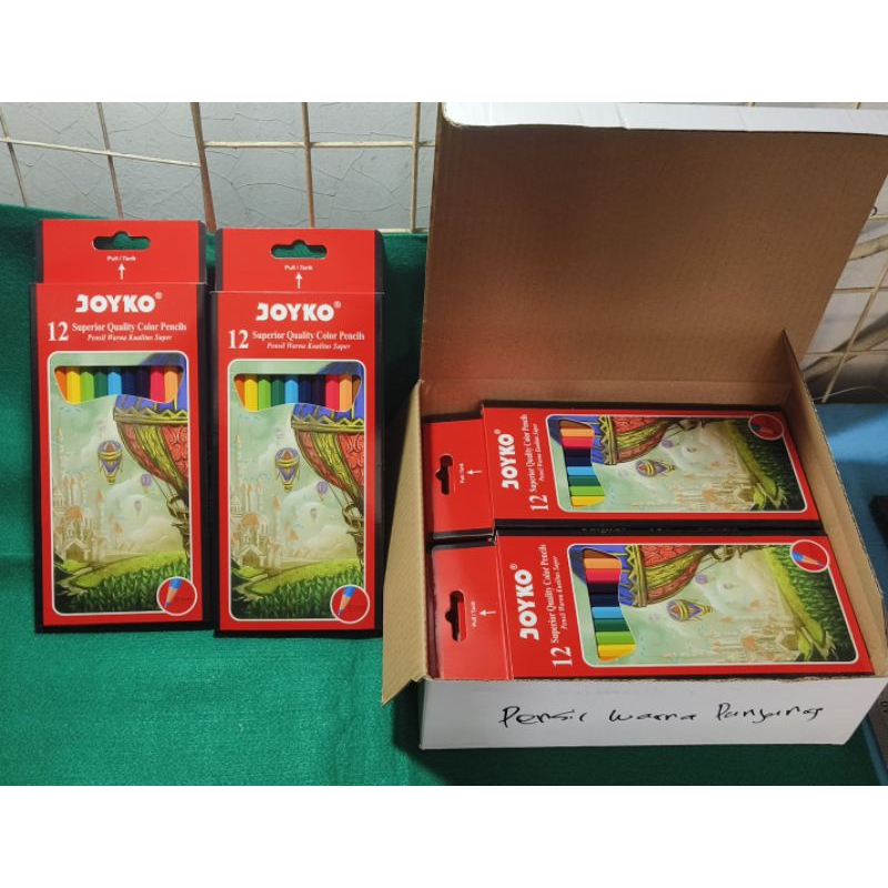 

JOYKO Pencil Warna 12 Warna Panjang CP-100