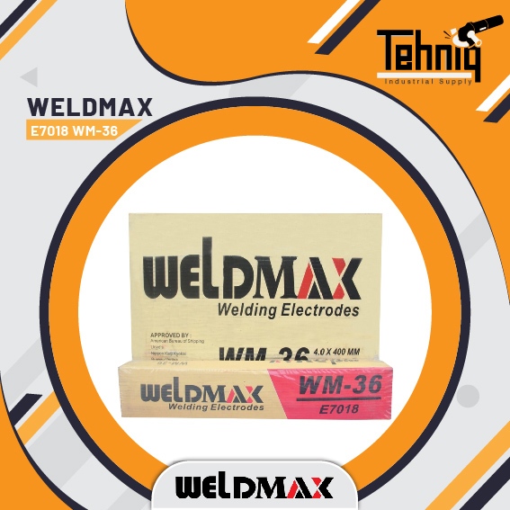 WELDMAX KAWAT LAS 5KG / KAWAT LAS ELECTRODA E7018 (WM-36) WELDMAX