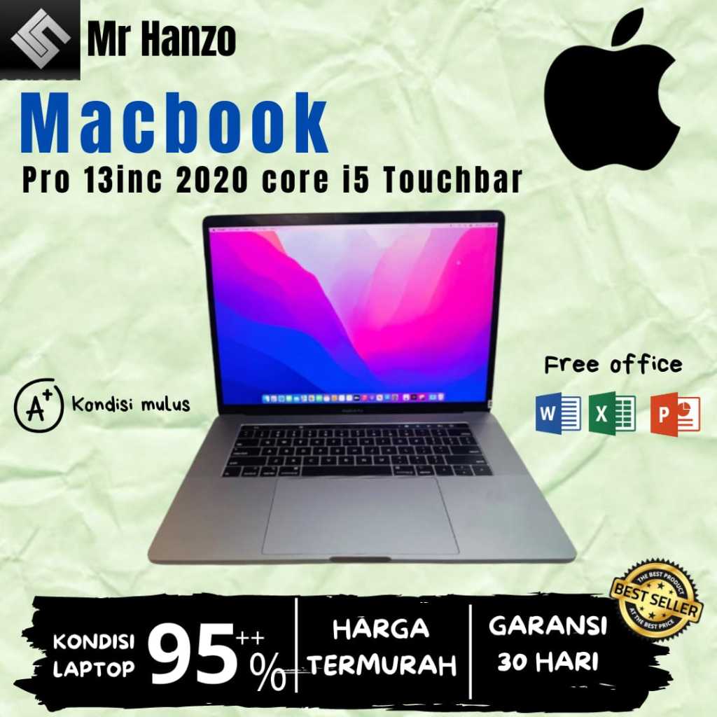 macbook pro 13 2020 core i5 RAM 16GB SSD 1TB 13inc | Touchbar