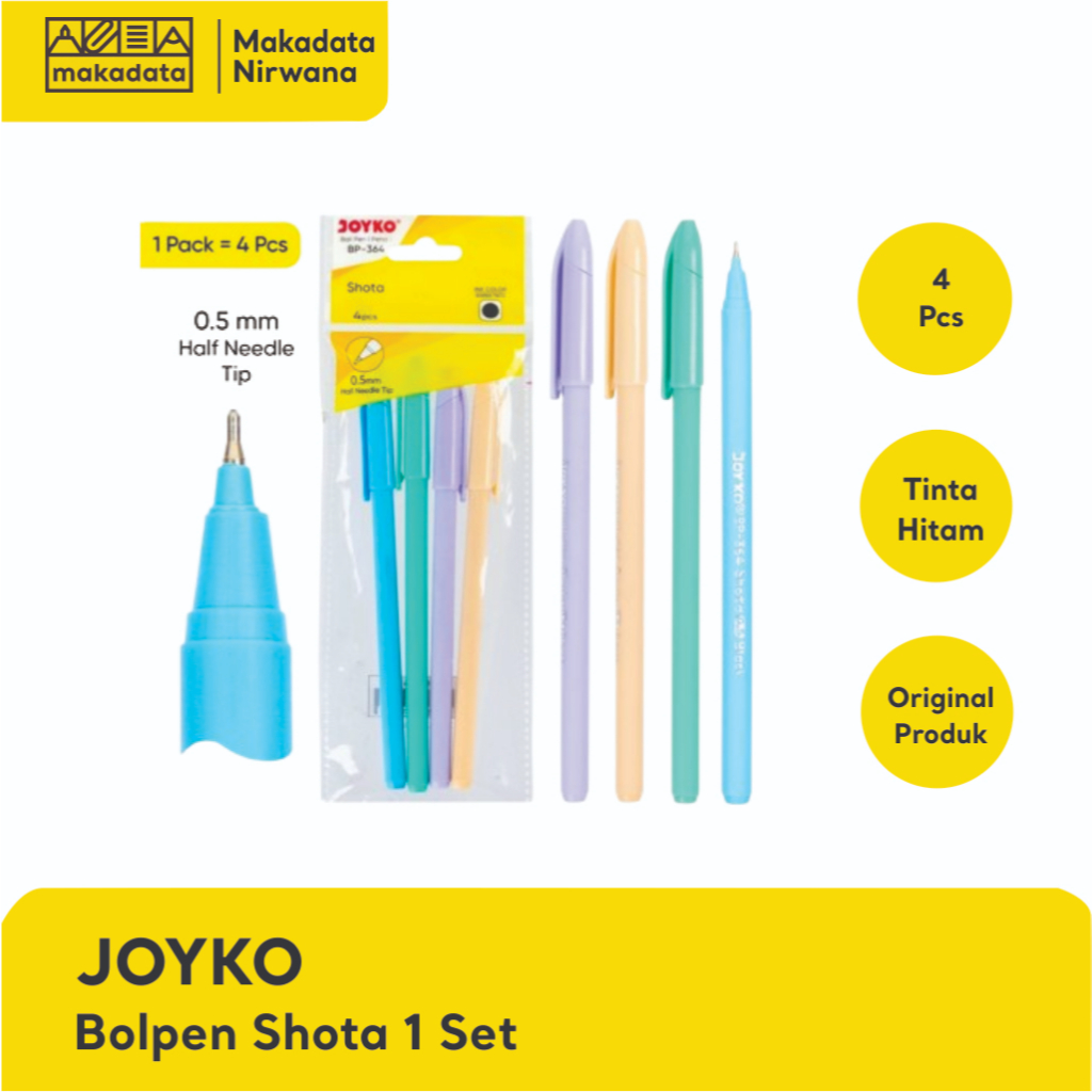 

JOYKO BOLPEN/PULPEN SHOTA 1 SET (4 PCS)