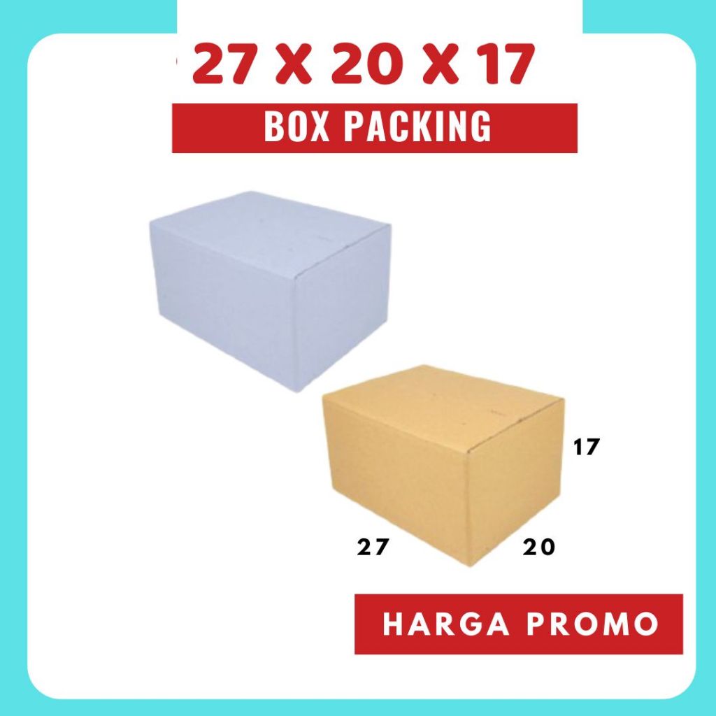 

Box Packing 27x20x17 Kardus A1 Karton Dus Kotak Kemasan Sparepart Jamu Madu Assesoris