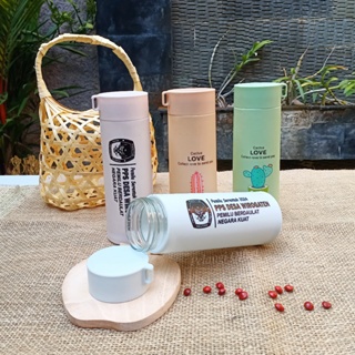 BOTOL TUMBLER CACTUS CUSTOM AESTHETIC | SOUVENIR NIKAH BOTOL MINUM KACA KAKTUS | SOUVENIR TASYAKURAN