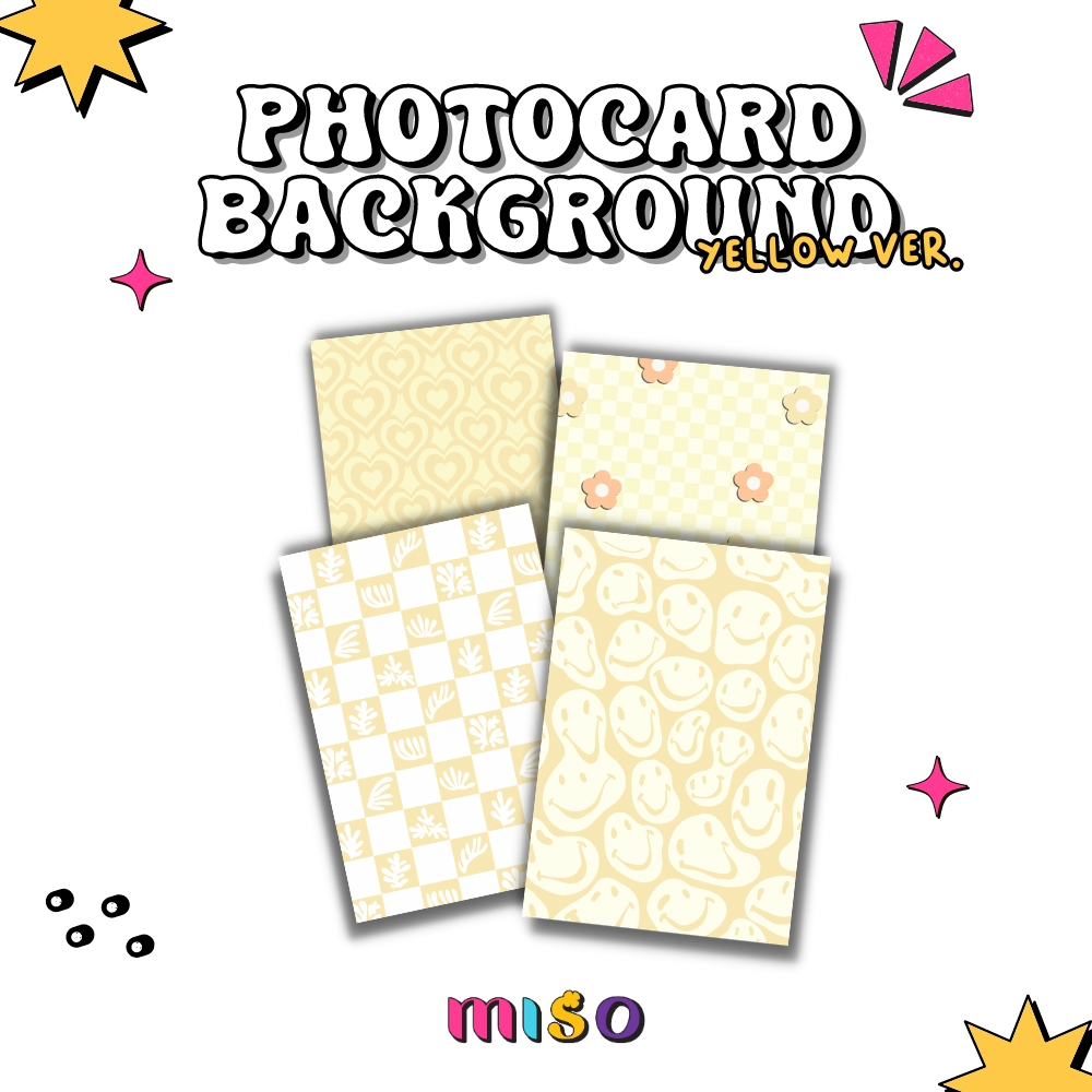 Photocard Background / Photocard Filler Background / PC Binder Filler Kpop Wishlist / Binder Filler 