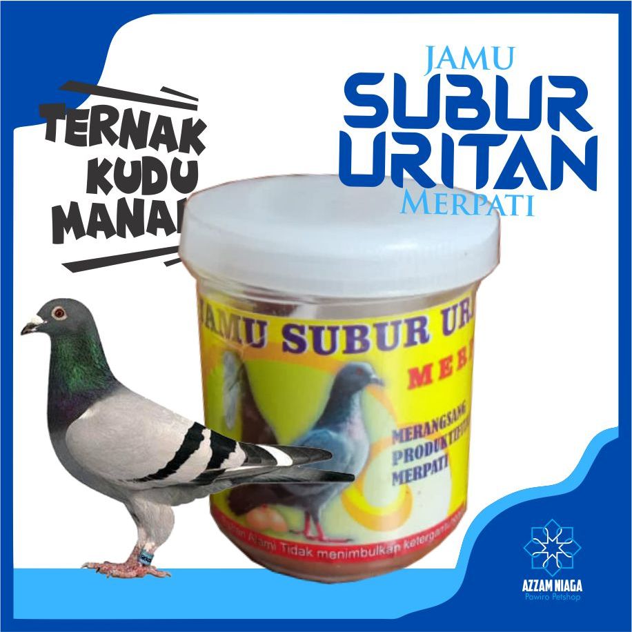 Jamu Subur Uritan Untuk Burung Merpati Isi 35 Tablet