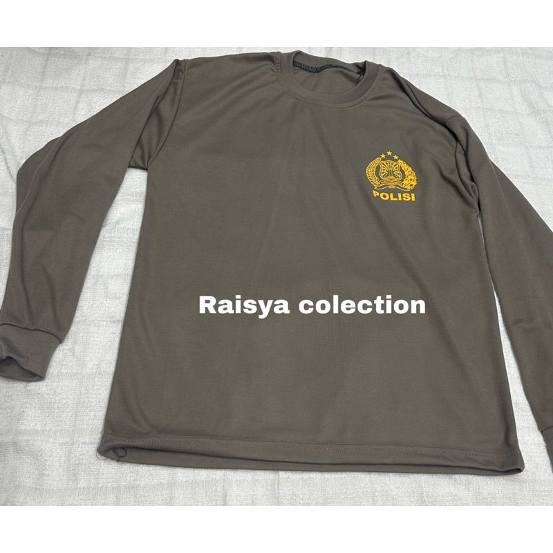 kaos polisi lengan panjang / kaos polri lengan panjang