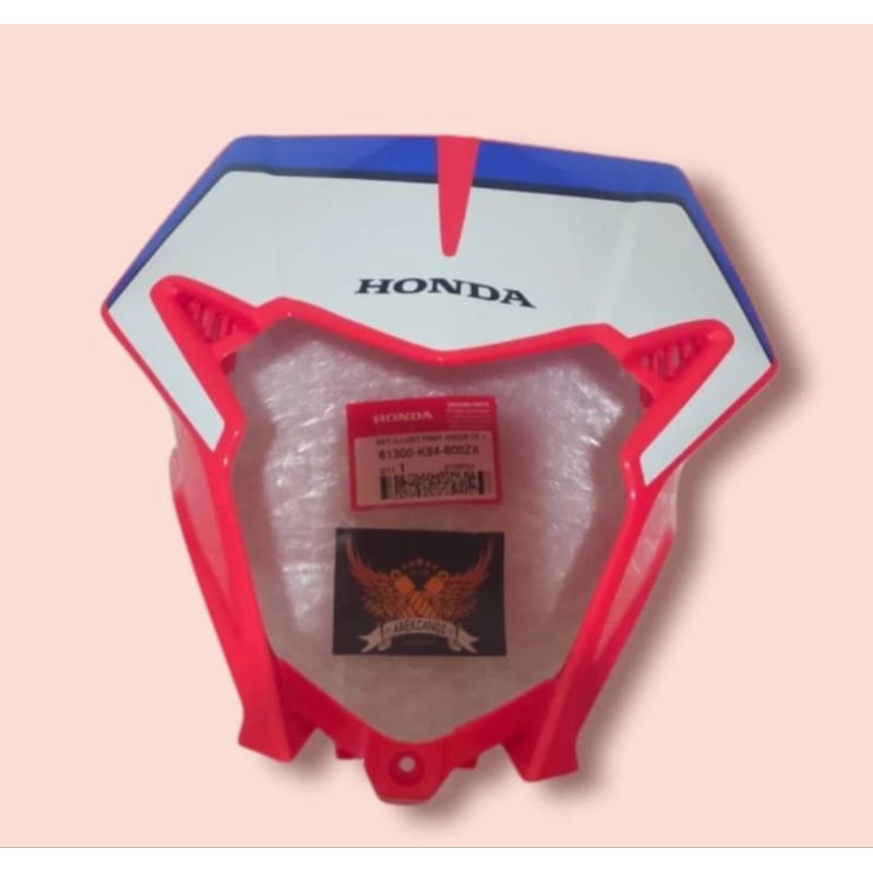 Cover batok panel lampu depan crf 150 l merah ori ahm