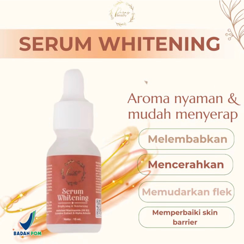 [TERLARIS] WHITENING SERUM PARAS BEAUTY BPOM 15ml