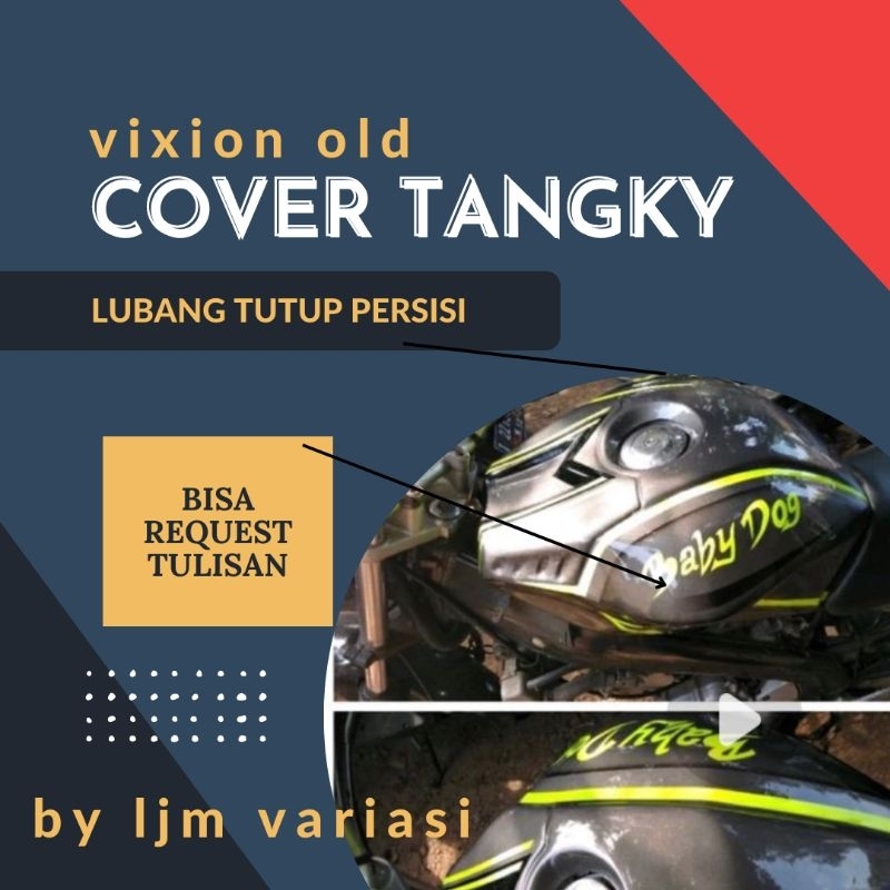 Kondom tangki vixion old cover tangki vixion old