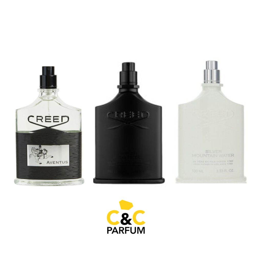 Parfum Tester Creed Green Irish Tweed Creed Aventus Creed Silver Mountain Water EDP 100Ml