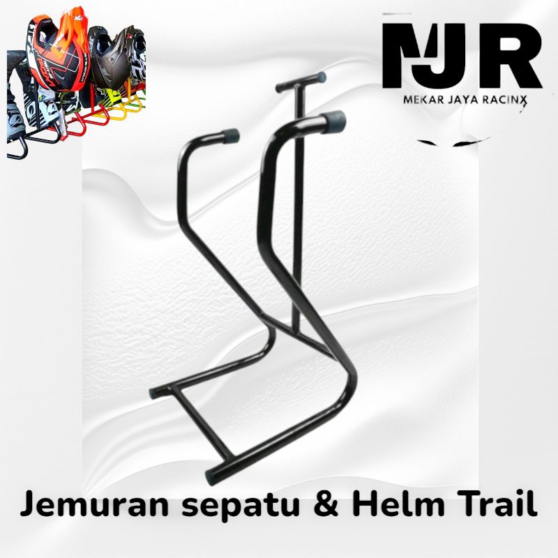 JEMURAN HELM & SEPATU MOTOR TRAIL