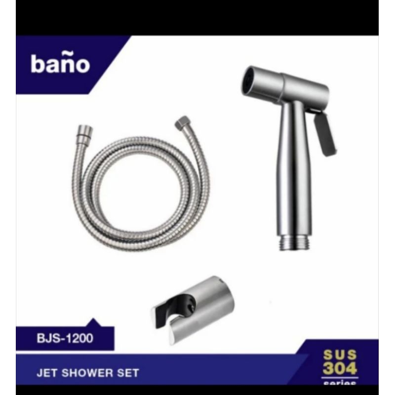 Jet shower toilet stainless BANO / jet shower kloset stainless