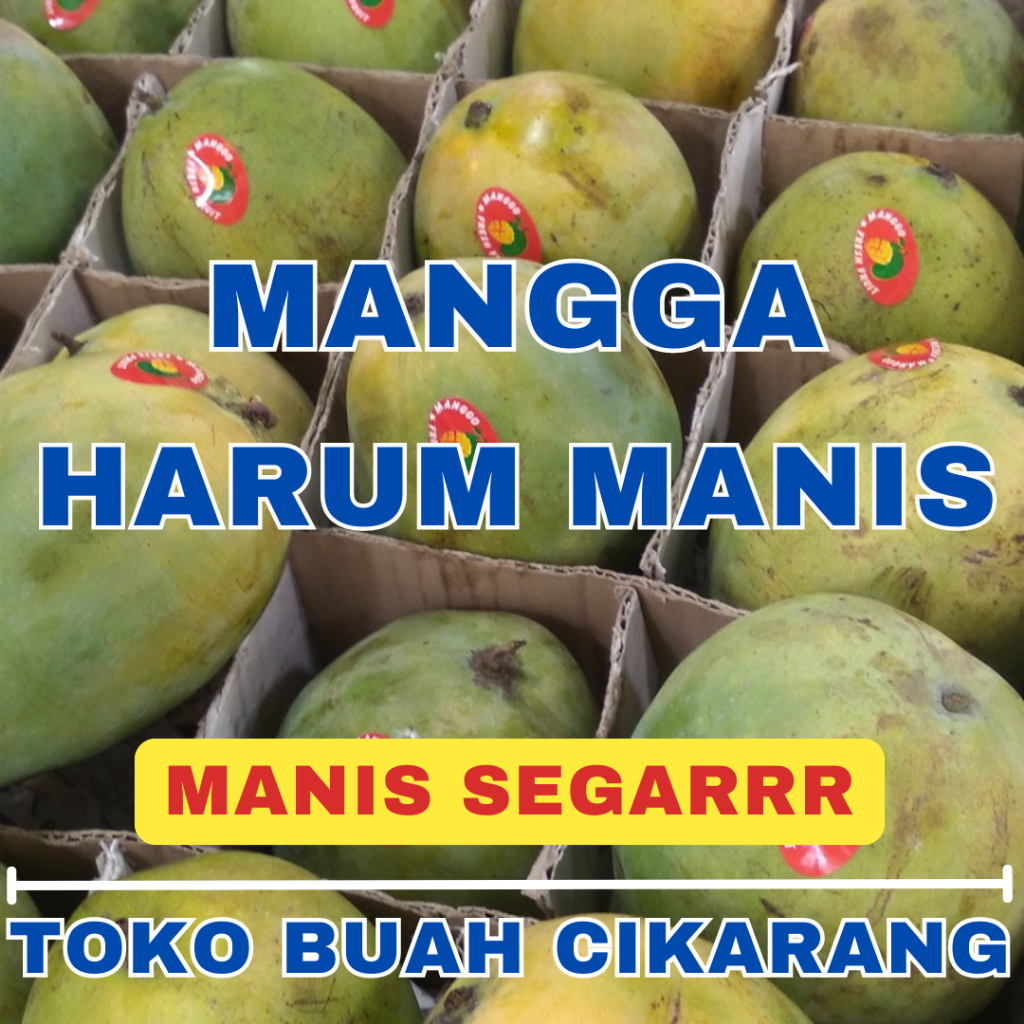 

(BISA COD) PROMOO BUAH MANGGA HARUM MANIS 1 KG KILO TOKO BUAH CIKARANG
