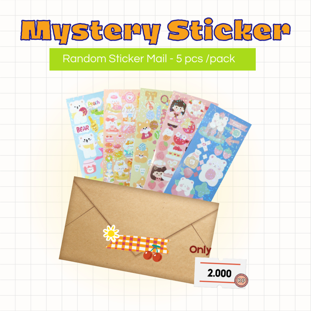 

Mystery Sticker Deco Pack [5 pcs/pack]