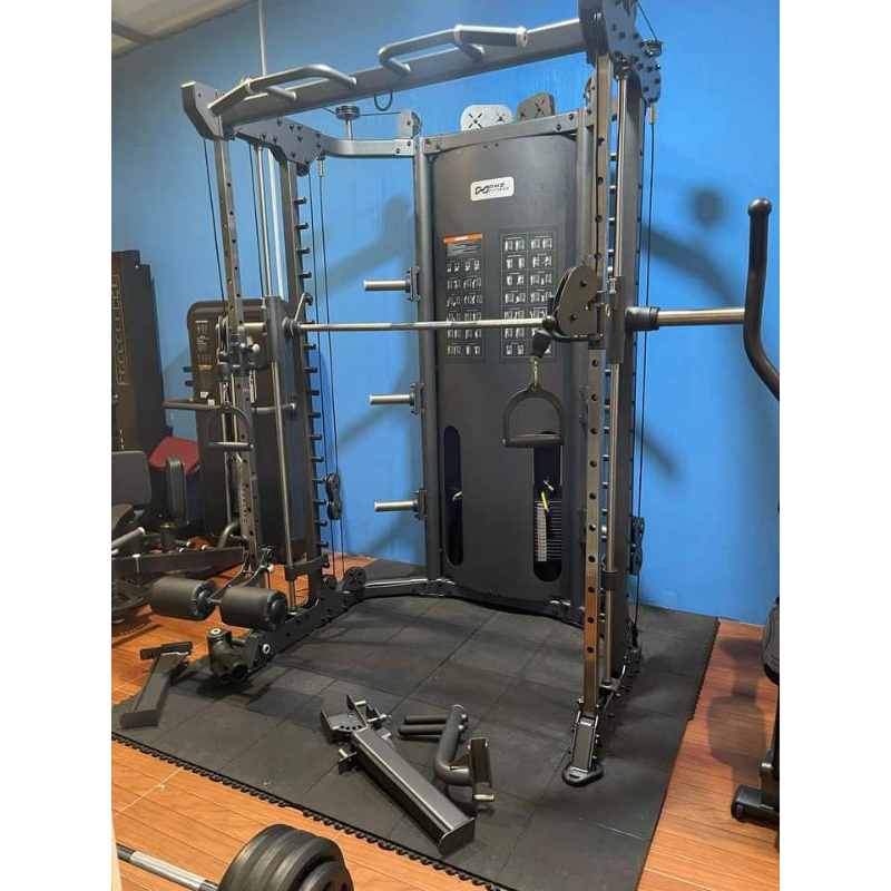 paket alat fitness comersial dhz multy Smith treadmill spining bike crostrainer