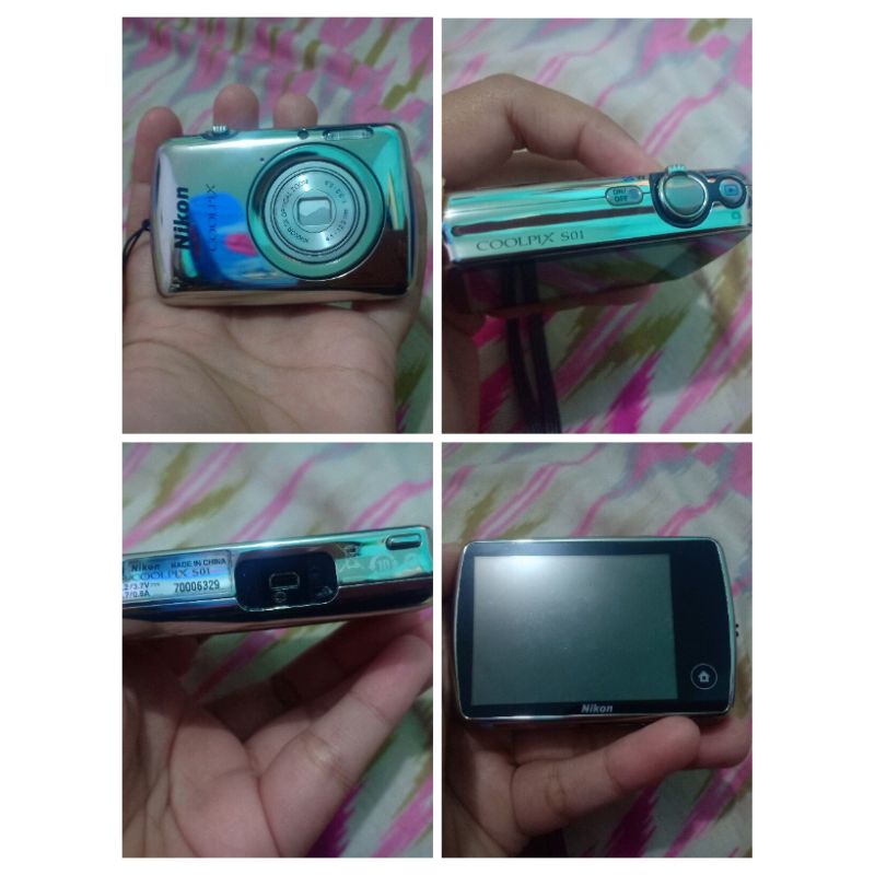 Kamera poket Coolpix S01 Nikon (bekas)