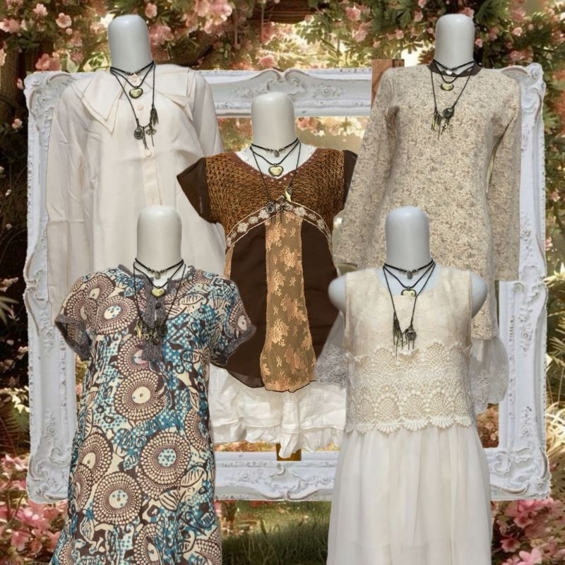 STARGZZM - mini dress thrift coquette cottagecore dollete fairycore shoujo kawaii downtown