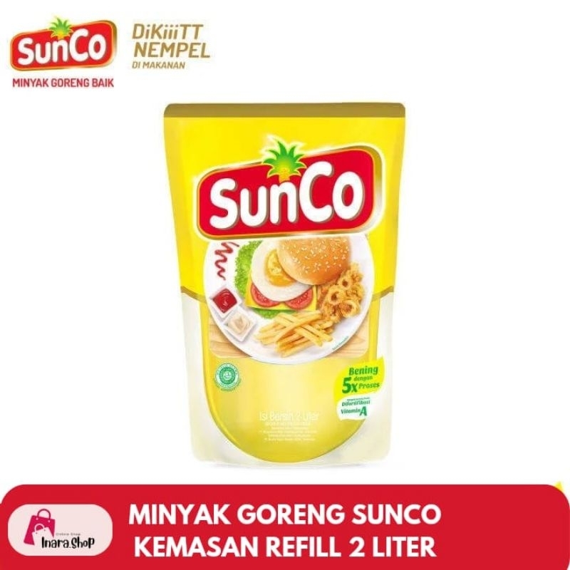 

Minyak goreng sunco 2liter kemasan refill minyak goreng harga murah