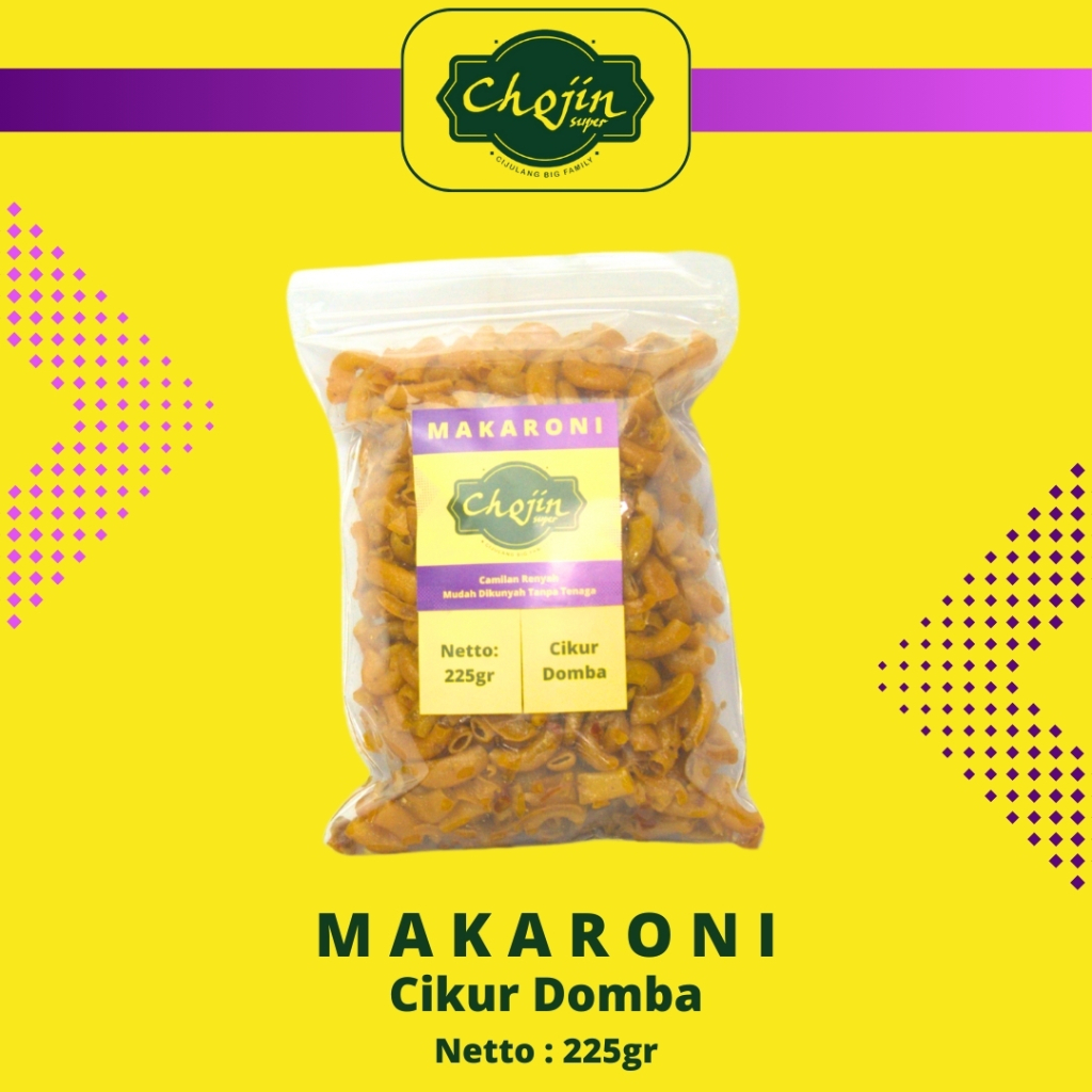 

MAKARONI KRIUK 225GR BUMBU CIKUR DOMBA