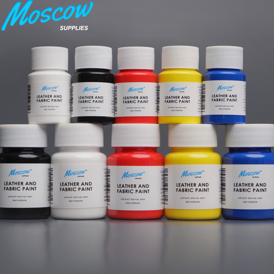 

Harga Bersahabat Paket 5 Warna Dasar cat Moscow Leather and Fabric