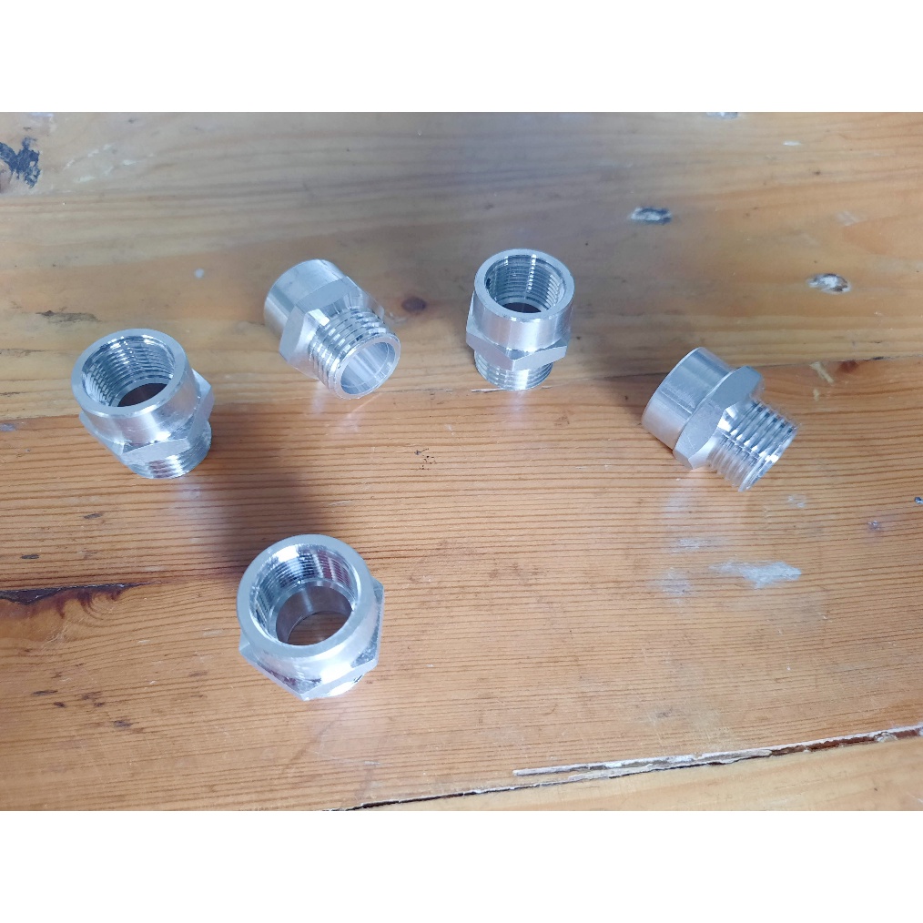 Adaptor Tabung Spray Gun M14 x M16 Nepel M14x1 ke M16x15