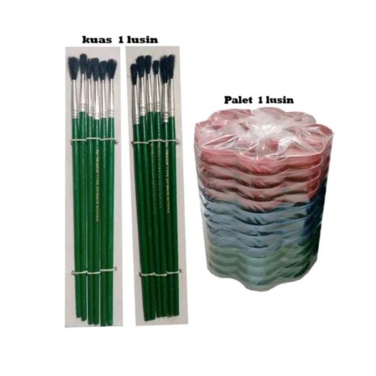 

Baru Irit PAKET LUKIS KUAS DAN PALLET CAT