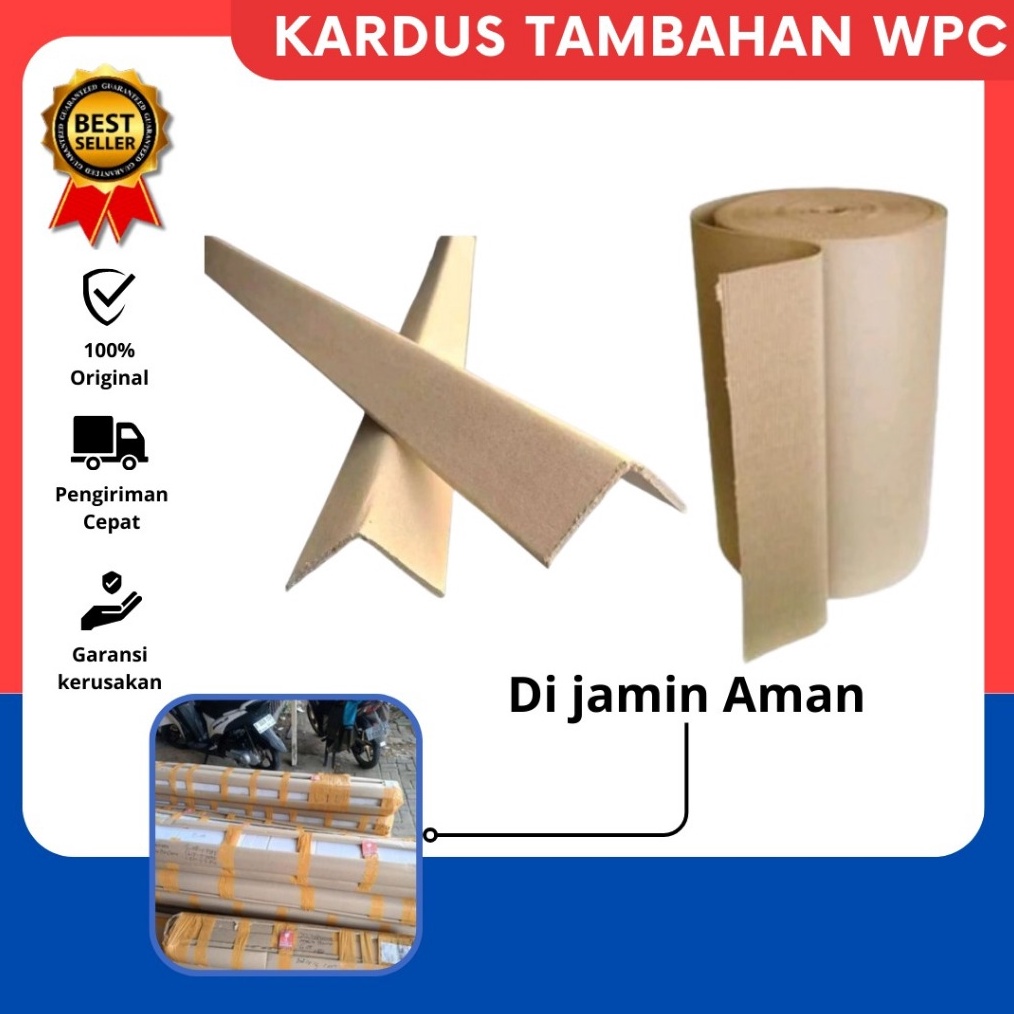 

Tambahan Packingan WPC PANEL Siku Kardus Doue dus extra