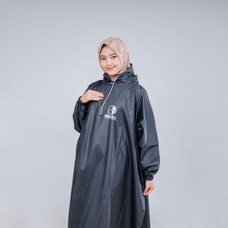 JAS HUJAN RAINCOAT JUMBO PONCO CELANA TEBAL