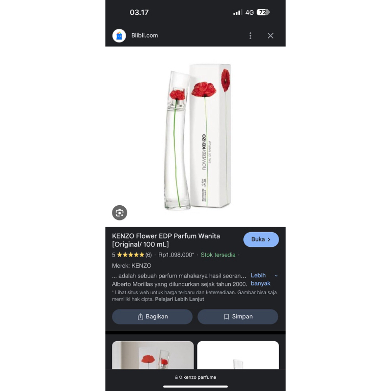 kenzo parfume 100ml EDT