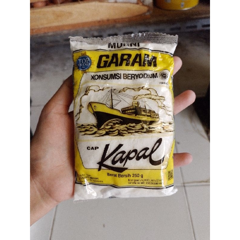 

Garam Kapal 250 gr beryodium garam dapur | Sembakomoe