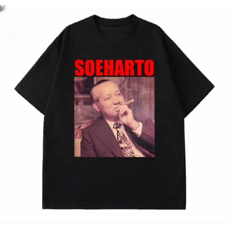 KAOS VIRAL SOEHARTO-TSHIRT KEREN VIRAL-BAHAN KATUN