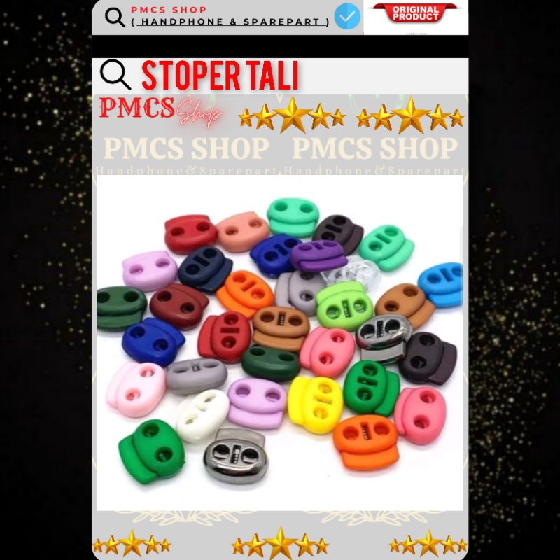 STOPER PENGATUR TALI TAS SEPATU DLL