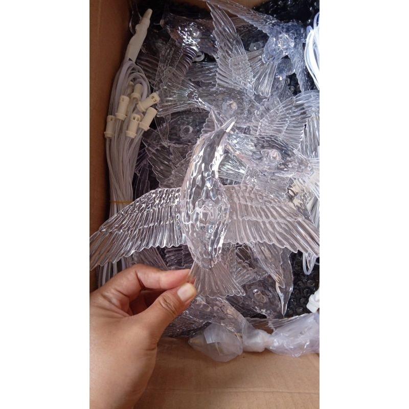 LAMPU BURUNG DEKORASI