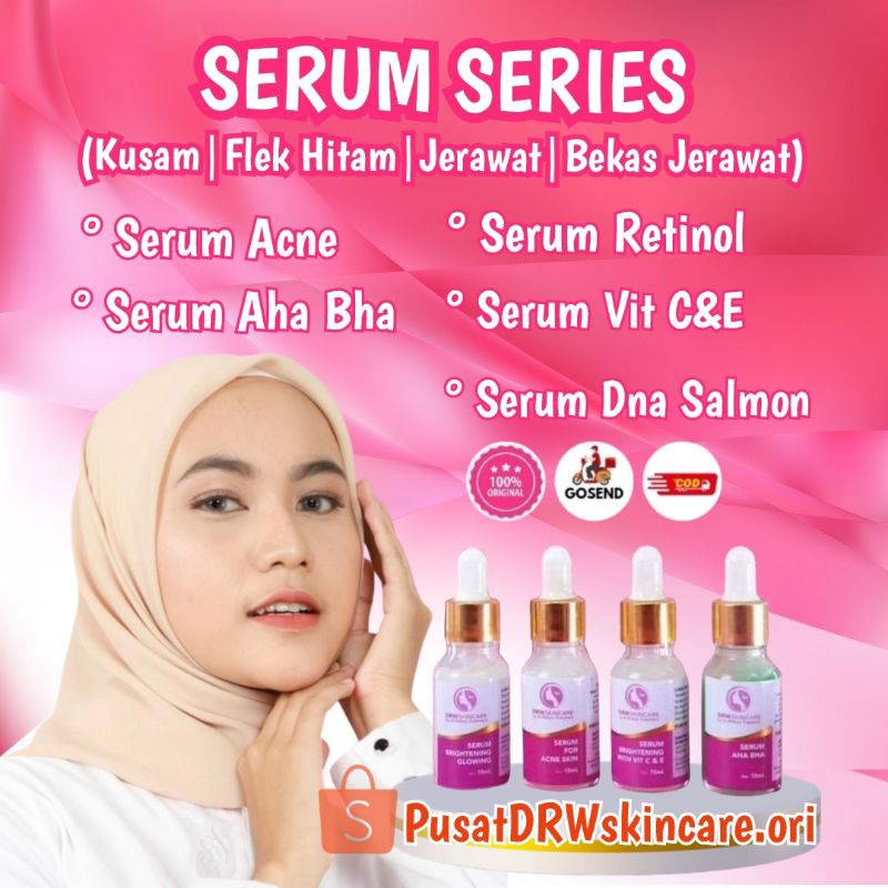 Drw Skincare Serum Wajah [ Glowing / Flek Hitam / Jerawat / Bekas Jerawat ]
