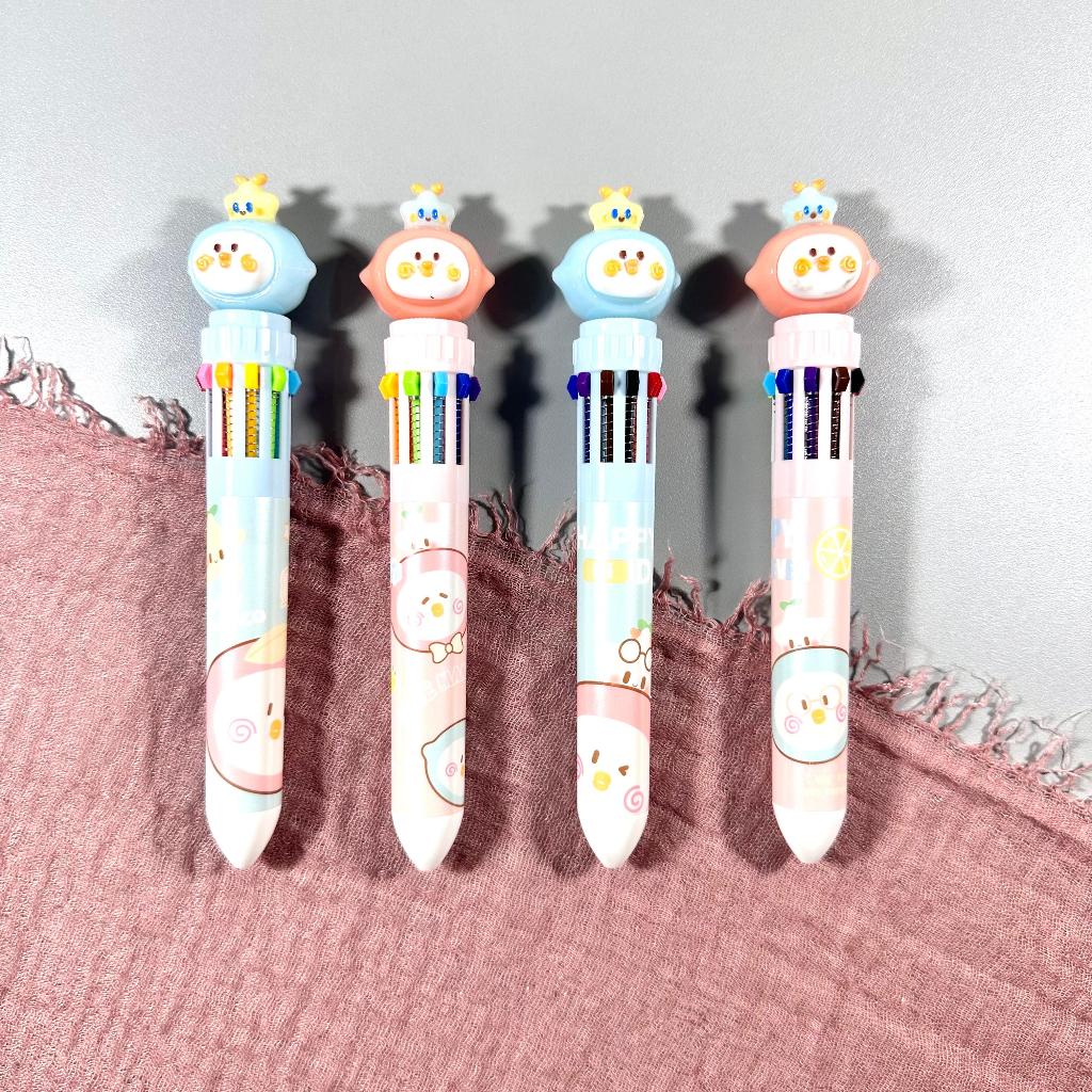 

(Pcs)Bulpen 10 warna AODEMEI 15292 0.7mm / Bulpoin AODEMEI Motif Cute
