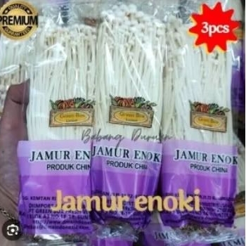 

Jamur enoki paket 3 pcs (PROMO) _ Sayur Sakura