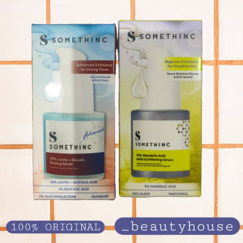 ORIGINAL NEW SOMETHINC 10% Lactic + Glycolic Peeling Serum // 5% Mandelic Acid Mild Exfoliating Seru