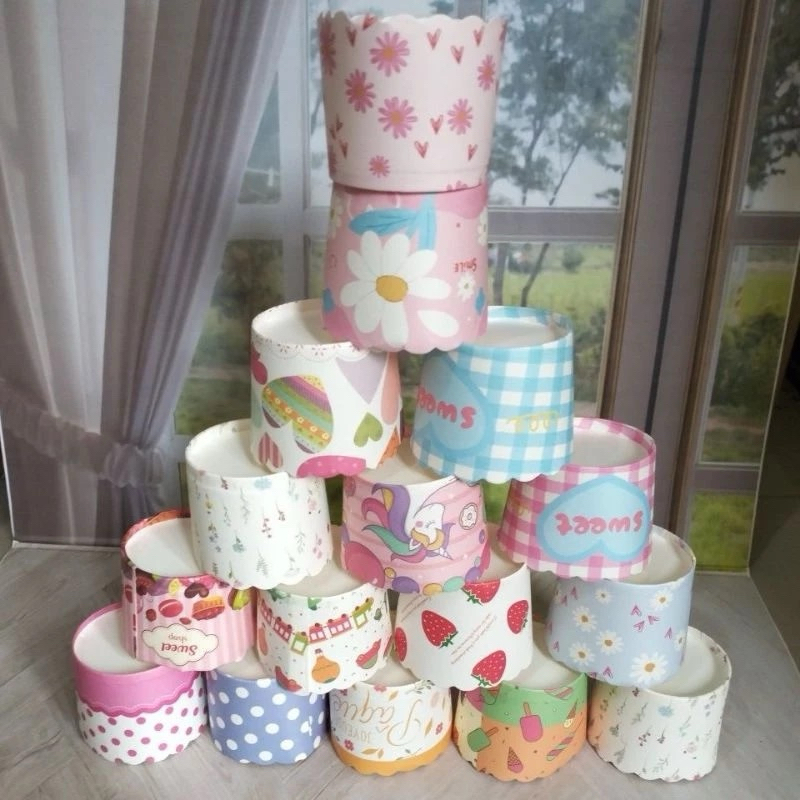 CUP MUFFIN S Isi 25pcs / KERTAS CUPCAKE / CUPCAKE KUE CUP MUFFIN MOTIF / CUP MUFFIN KERTAS