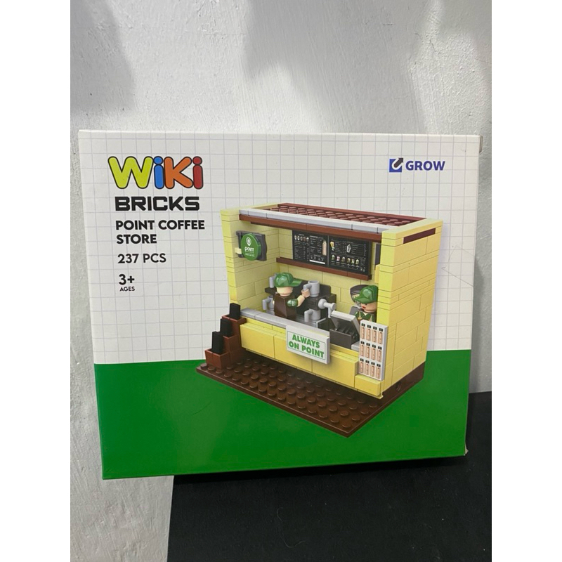 WIKI BRICKS INDOMARET POINT COFFEE STORE MAINAN LEGO NEW SEGEL