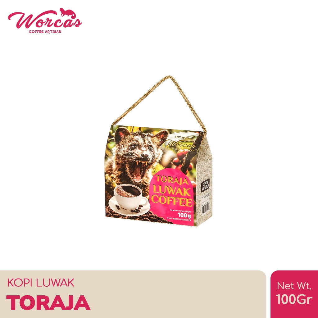 

WORCAS Toraja Luwak Coffee 100gr | Coffee Powder