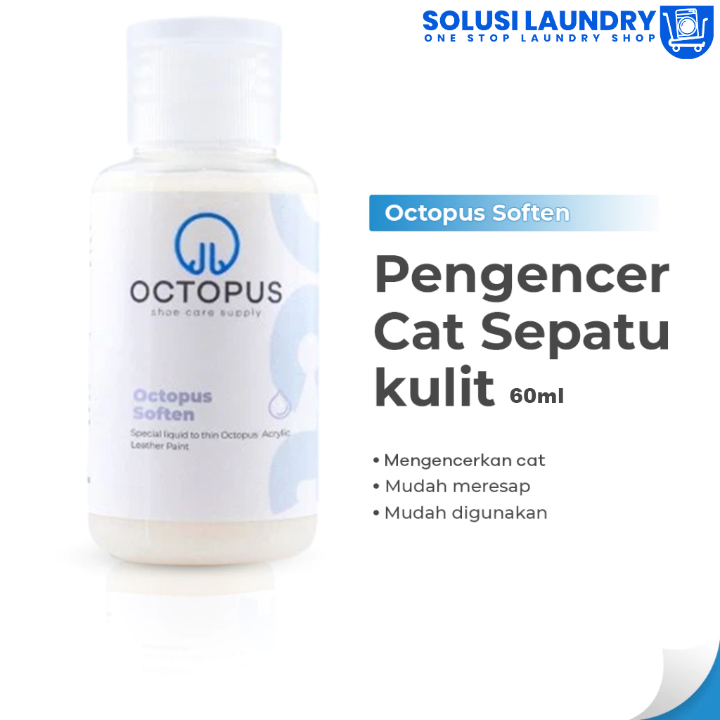 

Pengencer cat Sepatu Kulit Octopus Soften 60ml