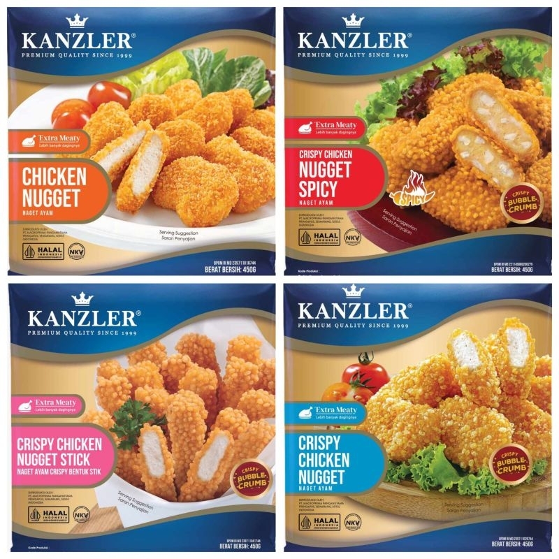 

Kanzler Chicken Nugget 450gr
