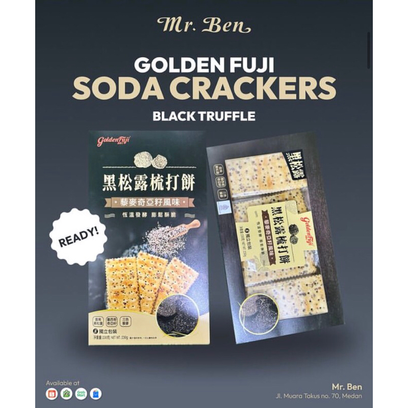 

Golden Fuji Soda Crackers Krekers Soda 8 Pack Impor China HALAL